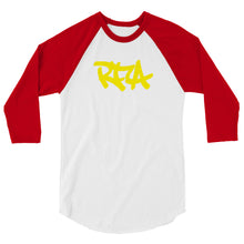 Load image into Gallery viewer, 3/4 sleeve raglan shirt RFA logo