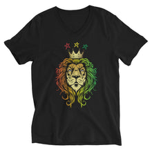 Load image into Gallery viewer, Lion Crown RFA  V-Neck T-Shirt