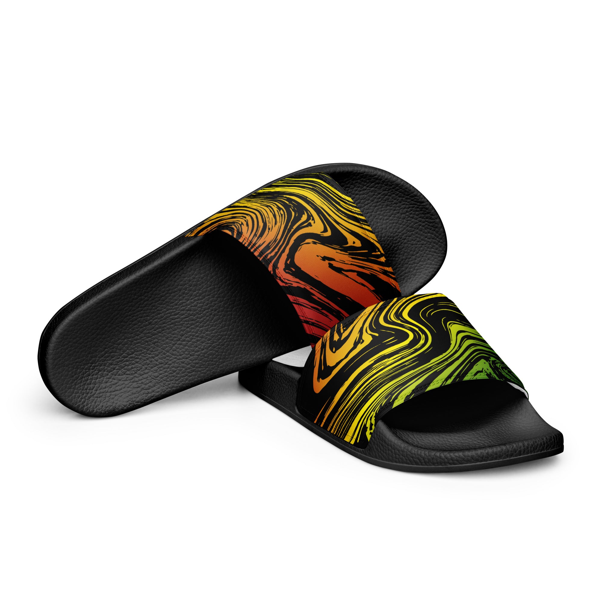 Vans on sale flame slides