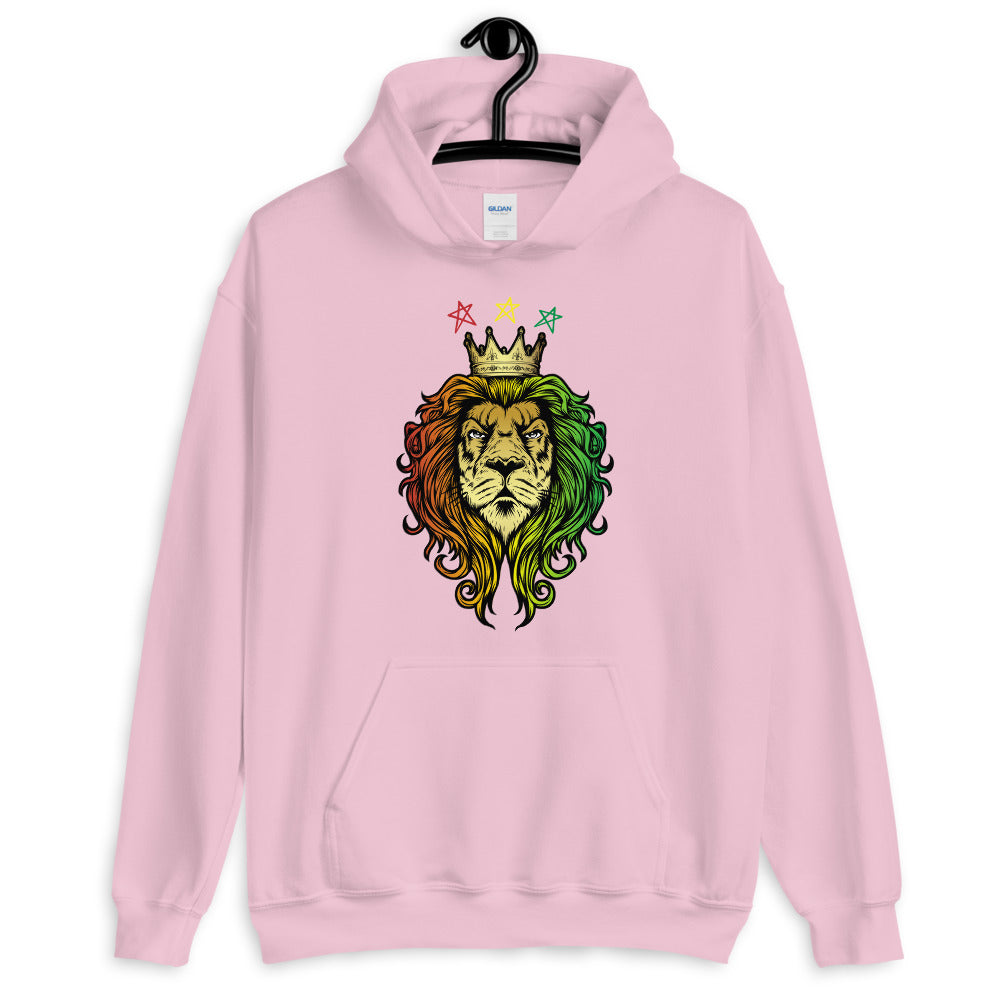 LION CROWN RFA PINK HOODIE – Rasta Future Apparel