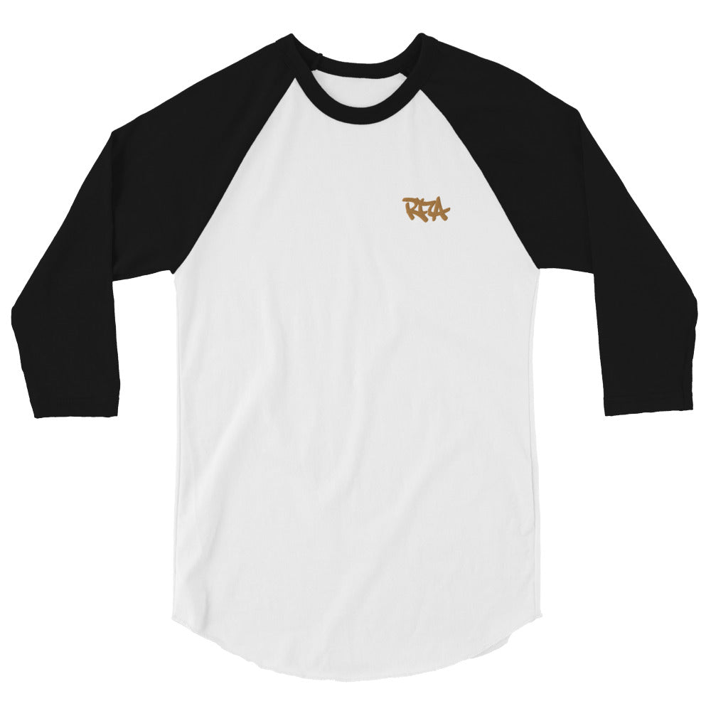 3/4 sleeve raglan shirt RFA signature logo – Rasta Future Apparel