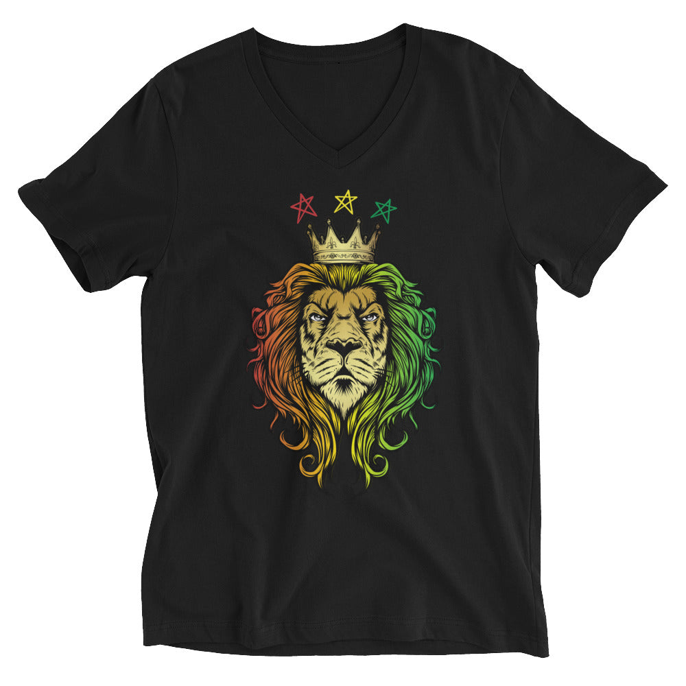Lion Crown RFA  V-Neck T-Shirt